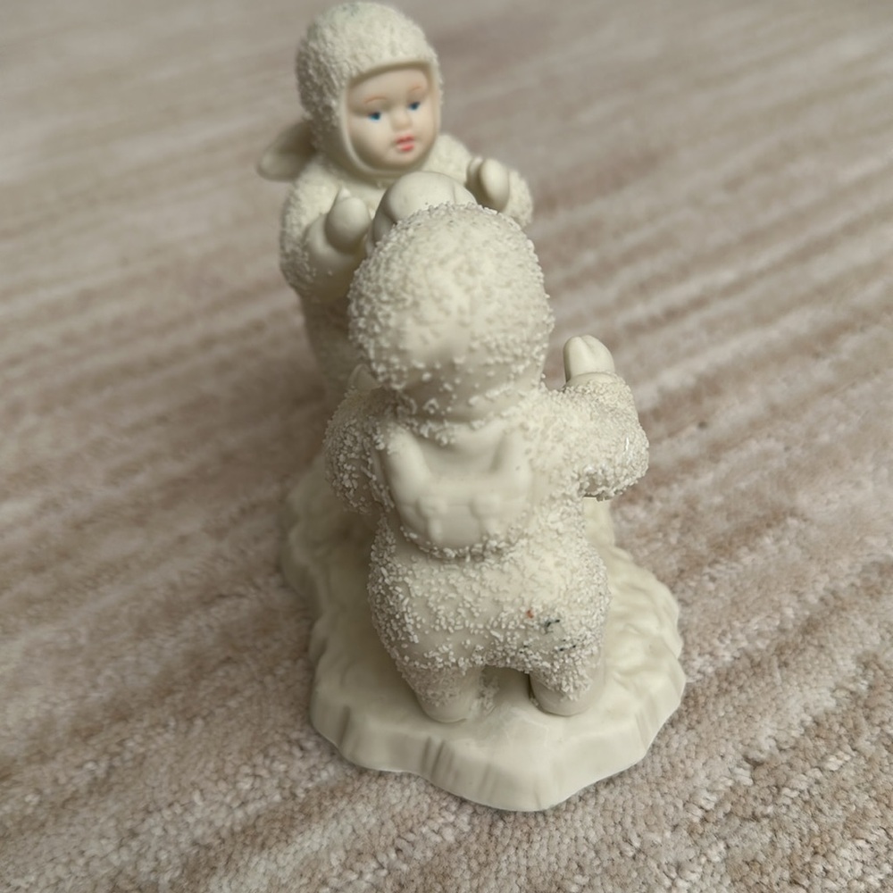 Winter Tales of Snowbabies by DEPARTMENT 56 Frosty Fun with Snowman Box #7983-9 - Picture 8 of 16
